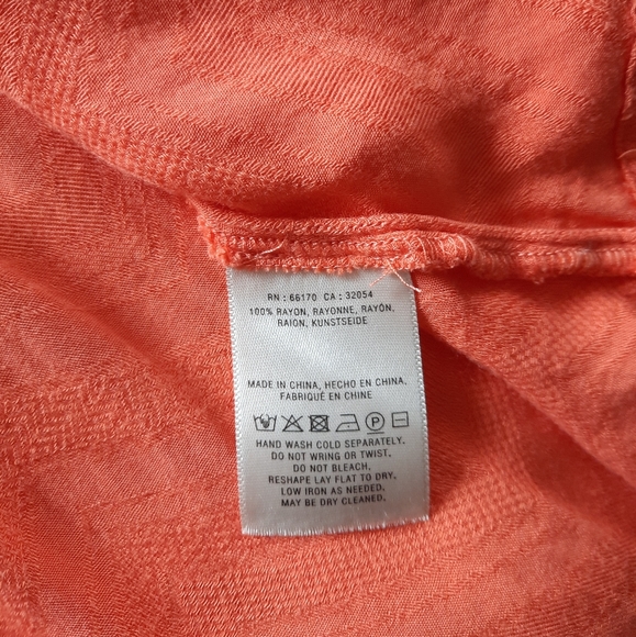Anthropologie Maeve Bretta Gathered Orange Tank - Picture 14 of 16